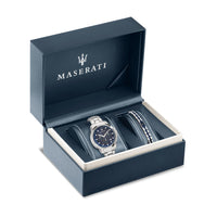 Thumbnail for Maserati Successo Men's Blue Watch R8851121016