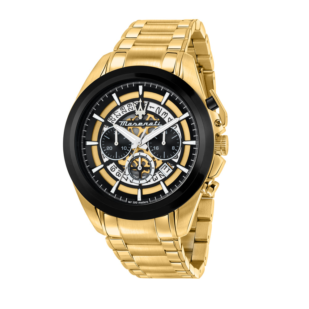 Maserati Traguardo  Men's Black Watch R8873612058