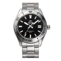 Thumbnail for Orient Mako Mechanical Sports Men's Black Watch RA-AC0Q01B30B