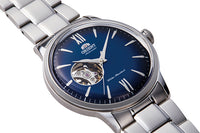 Thumbnail for Orient Men's Blue Semi-Skeleton Steel Watch RA-AG0028L