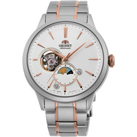 Thumbnail for Orient Classic Sun and Moon Men's White Watch RA-AS0101S30B