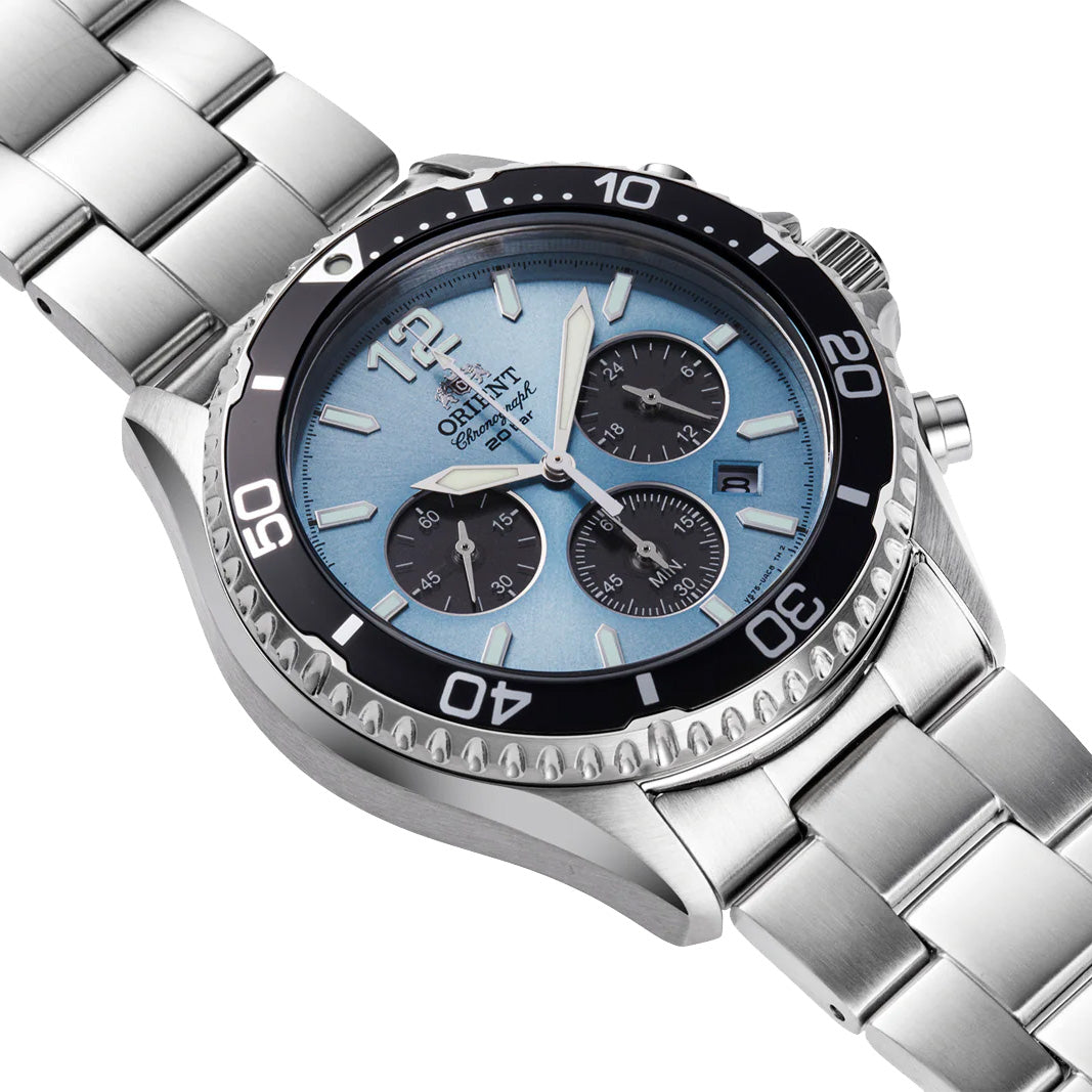 Orient Mako Solar Men's Blue Watch RA-TX0206L10B