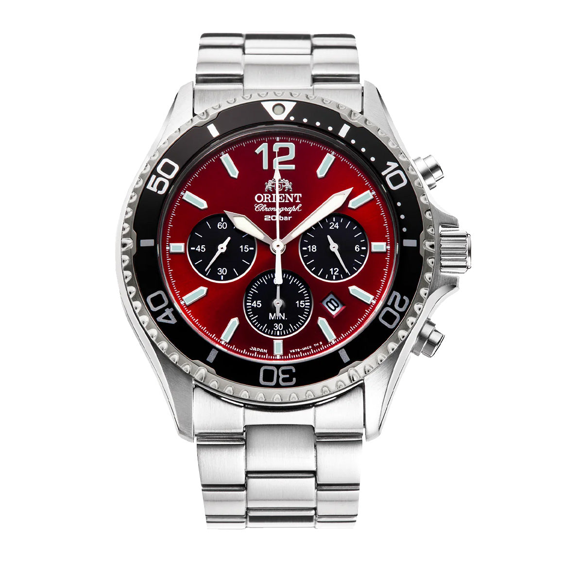 Orient Mako Solar Men's Red Watch RA-TX0207R10B