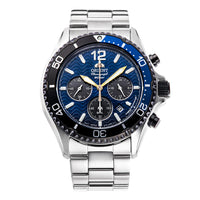 Thumbnail for Orient Mako Solar 20th Anniversary Men's Blue Watch RA-TX0208L10B