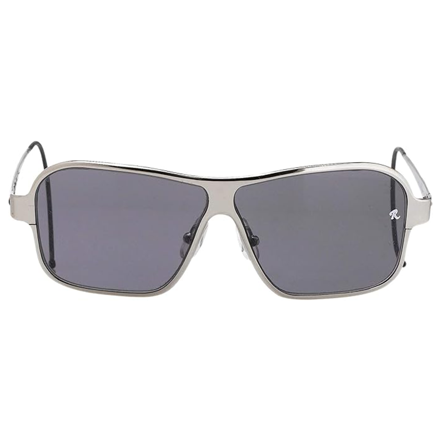 Raf Simons by Linda Farrow - Rectangular Silver and Grey Lenses