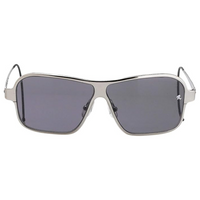 Thumbnail for Raf Simons by Linda Farrow - Rectangular Silver and Grey Lenses