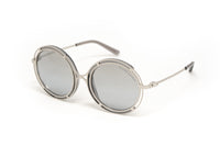 Thumbnail for Ralph Lauren Women's Sunglasses Oversized Round Silver RL7060 93516V