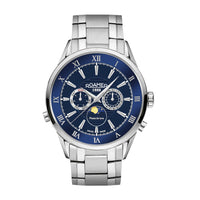 Thumbnail for Roamer Superior Moonphase Men's Blue Watch 508821 41 43 50