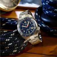 Thumbnail for Allemano 1973 Diver Shark Men's Dark Blue Watch SH-A-1973-P-B