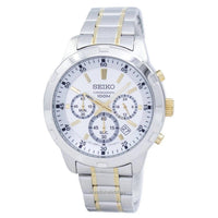 Thumbnail for Seiko Chronograph White Men's Watch SKS607P