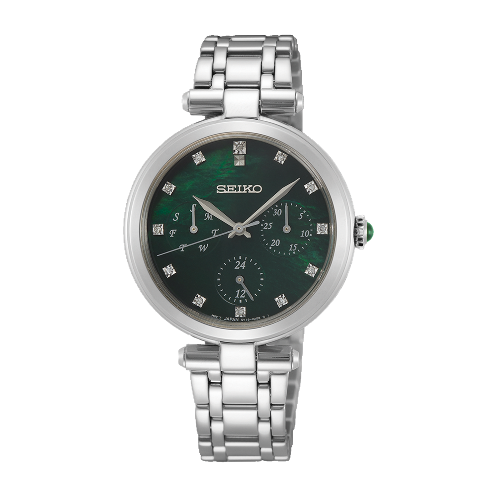 Seiko Caprice Ladies Green Watch SKY063P1