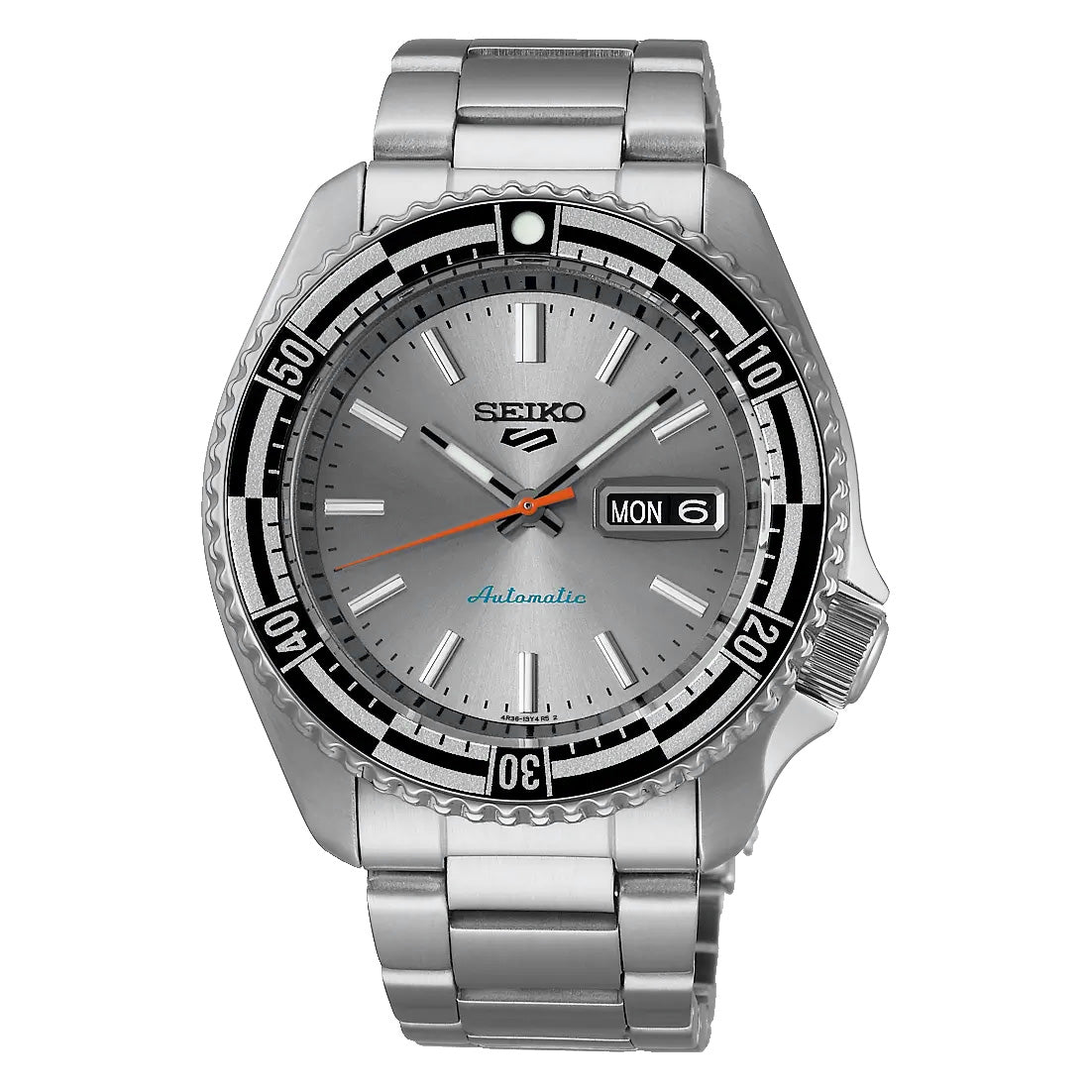 Seiko Men's Watch 5 Sports Silver Rally Diver Special Edition