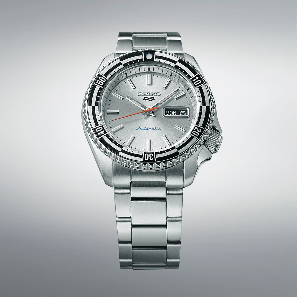 Seiko Men's Watch 5 Sports Silver Rally Diver Special Edition