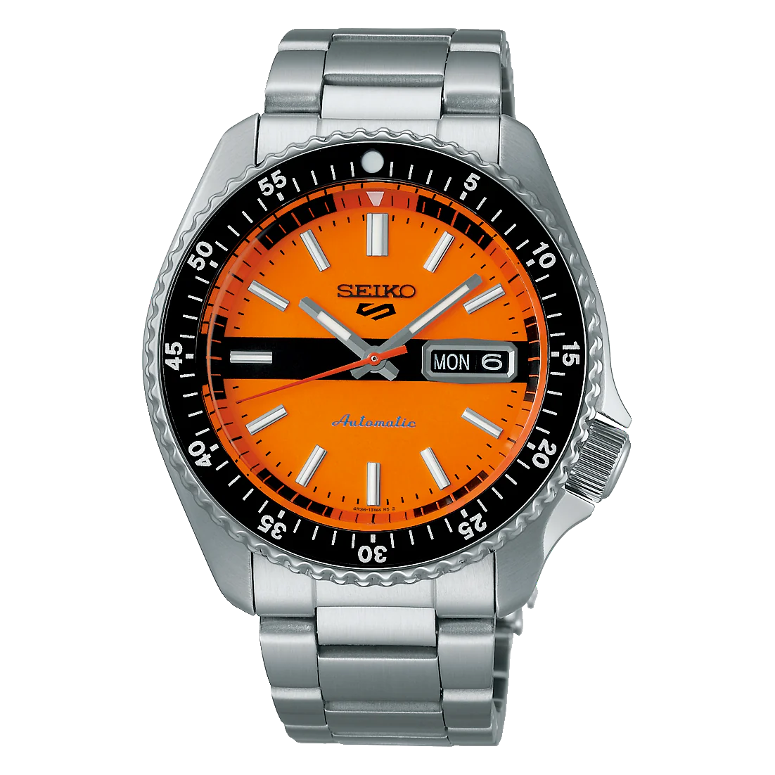Seiko Men's Watch 5 Sports Orange ‘New Double Hurricane’