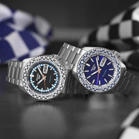 Thumbnail for Seiko Men's Watch 5 Sports Black White Checker Flag