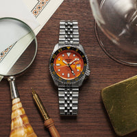 Thumbnail for Seiko 5 Sport SKX GMT Men's Orange Watch