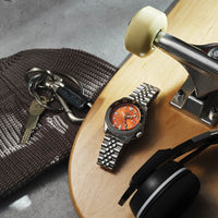 Thumbnail for Seiko 5 Sport SKX GMT Men's Orange Watch