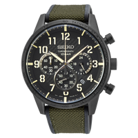 Thumbnail for Seiko Chronograph Green Men's Watch SSB369P1