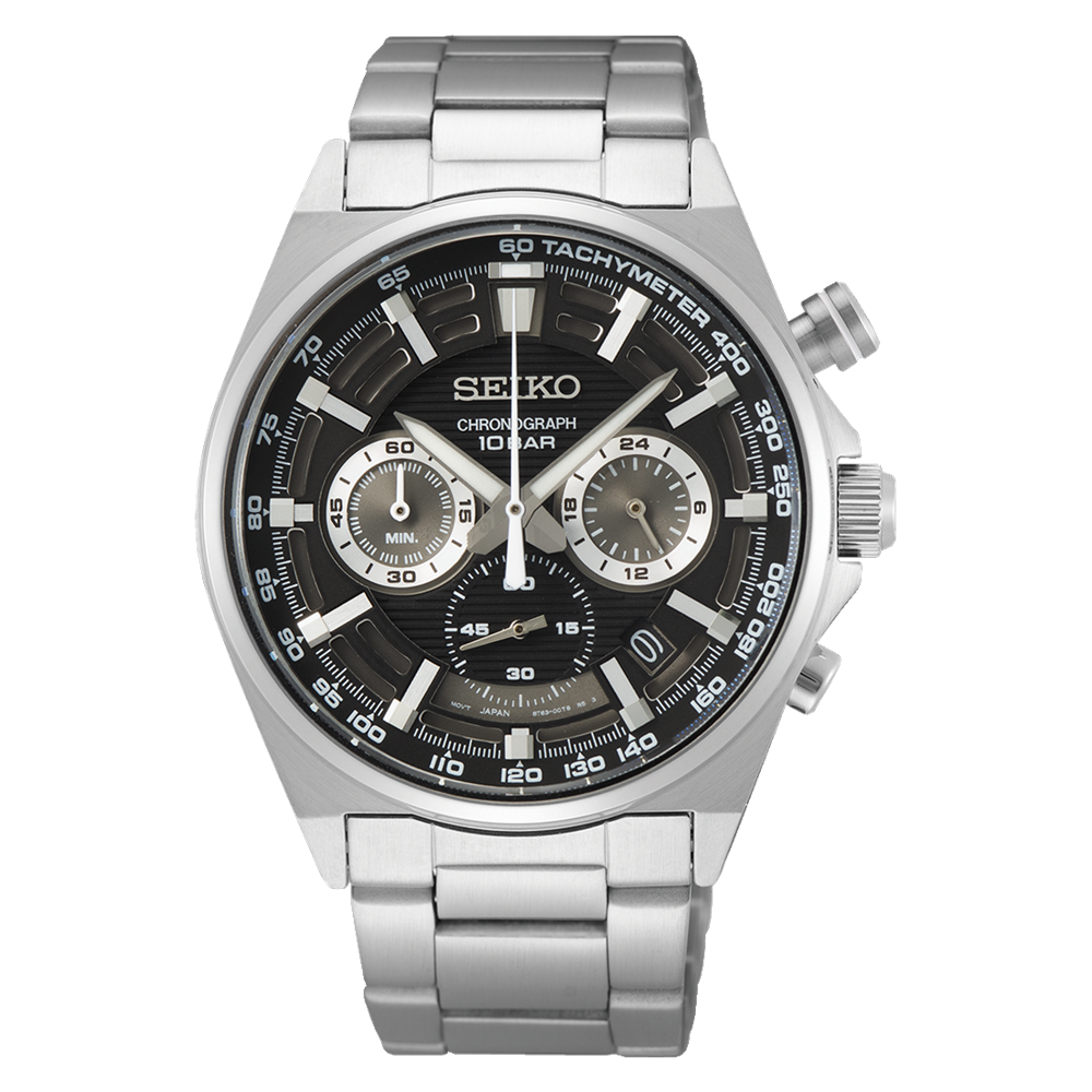 Seiko Neo Sports Chronograph Men's Black Watch SSB397P