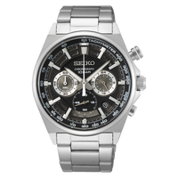 Thumbnail for Seiko Neo Sports Chronograph Men's Black Watch SSB397P