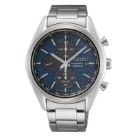 Thumbnail for Seiko Solar Men's Blue Watch SSC801