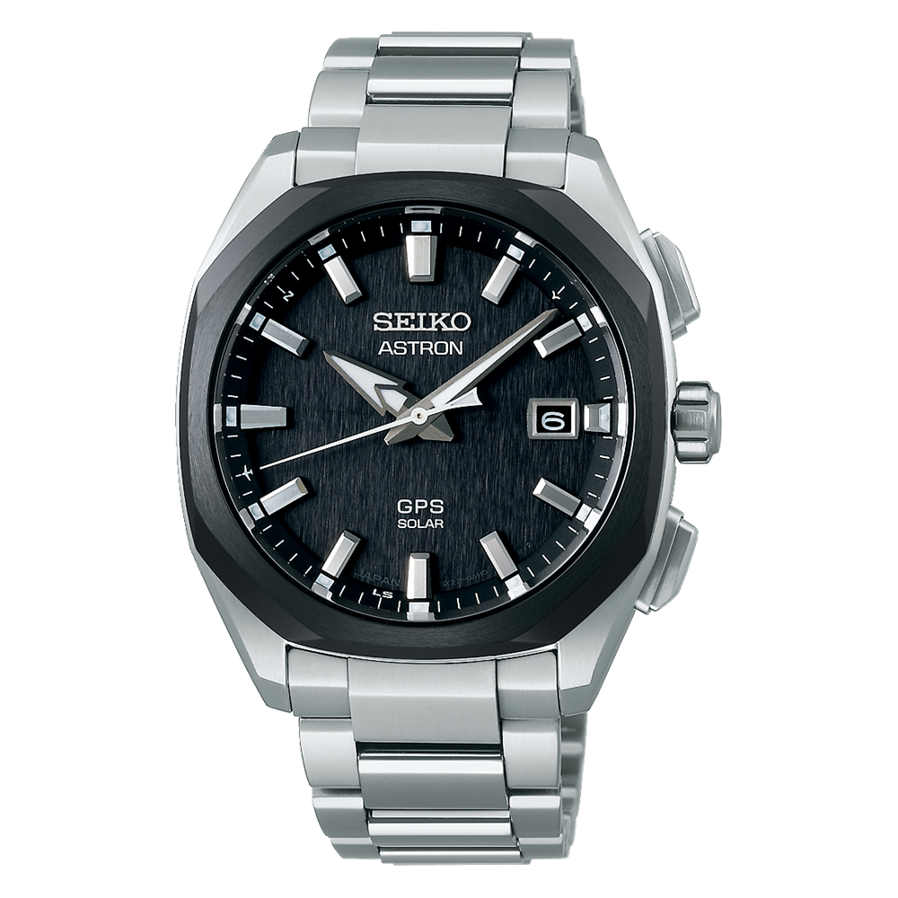 Seiko Astron GPS Solar Black Men's Watch SSJ007