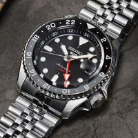 Thumbnail for Seiko 5 Sport SKX  GMT Men's Black Grape Watch SSK001K1