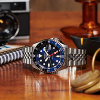 Thumbnail for Seiko 5 Sport 'Blueberry' GMT 43mm Men's Blue Watch