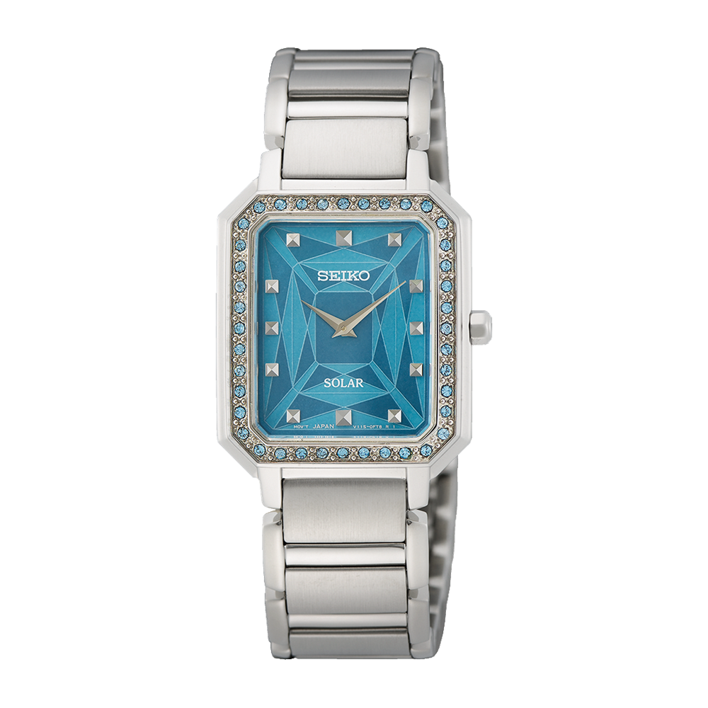 Seiko Solar Ladies Blue Watch SUP451P1