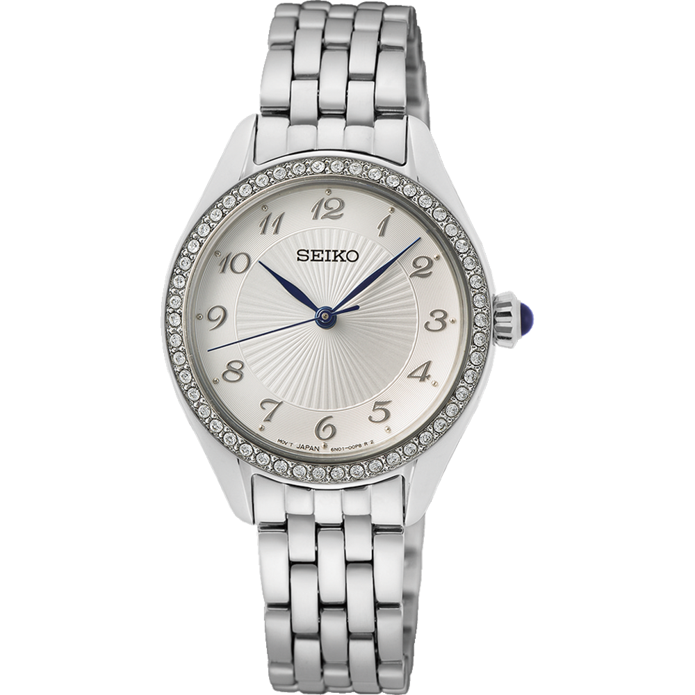 Seiko Daywear Ladies Silver Watch SUR479P