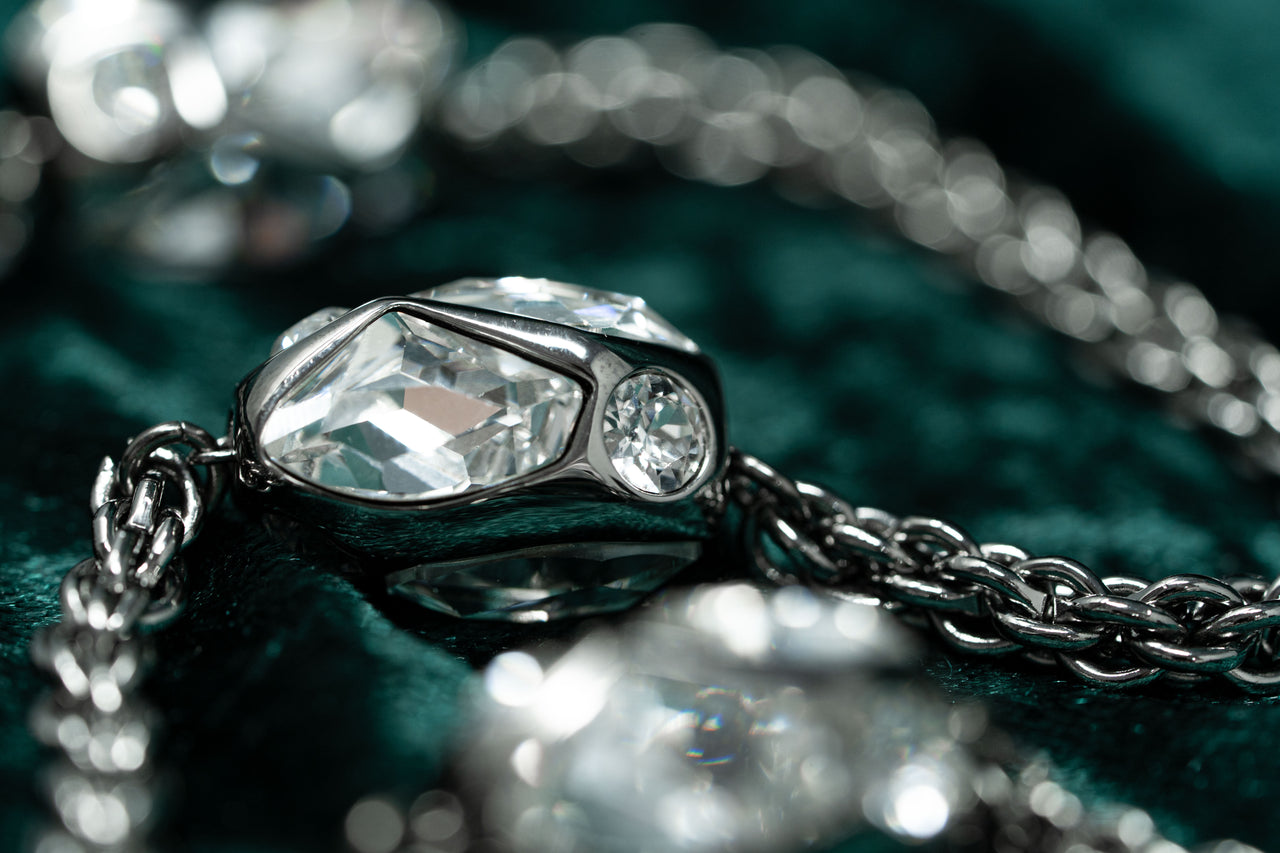 Swarovski Atelier Kalix Collection Ladies Necklace Ruthenium Plated