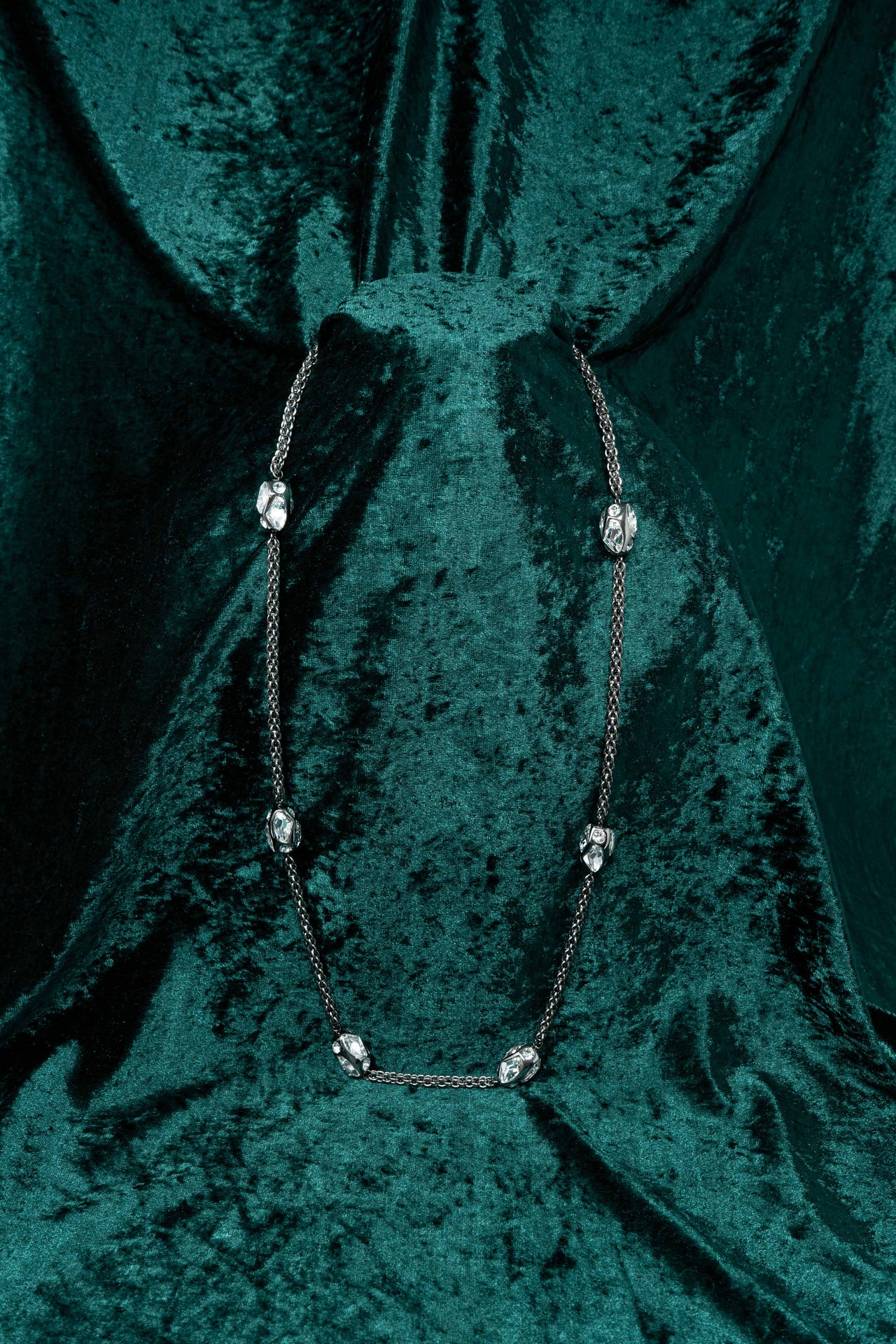 Swarovski Atelier Kalix Collection Ladies Necklace Ruthenium Plated