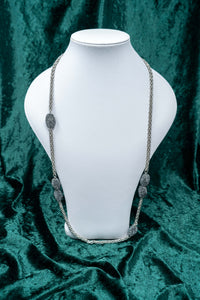 Thumbnail for Swarovski Atelier Kalix Collection Ladies Necklace Ruthenium Plated