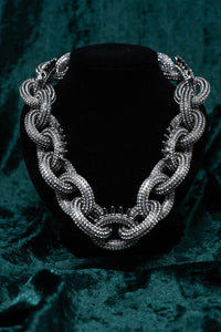 Thumbnail for Swarovski Atelier Kalix Collection Ladies Necklace Ruthenium Plated