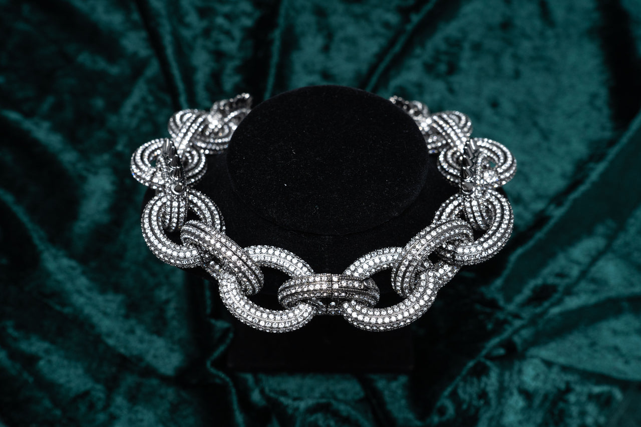 Swarovski Atelier Kalix Collection Ladies Necklace Ruthenium Plated