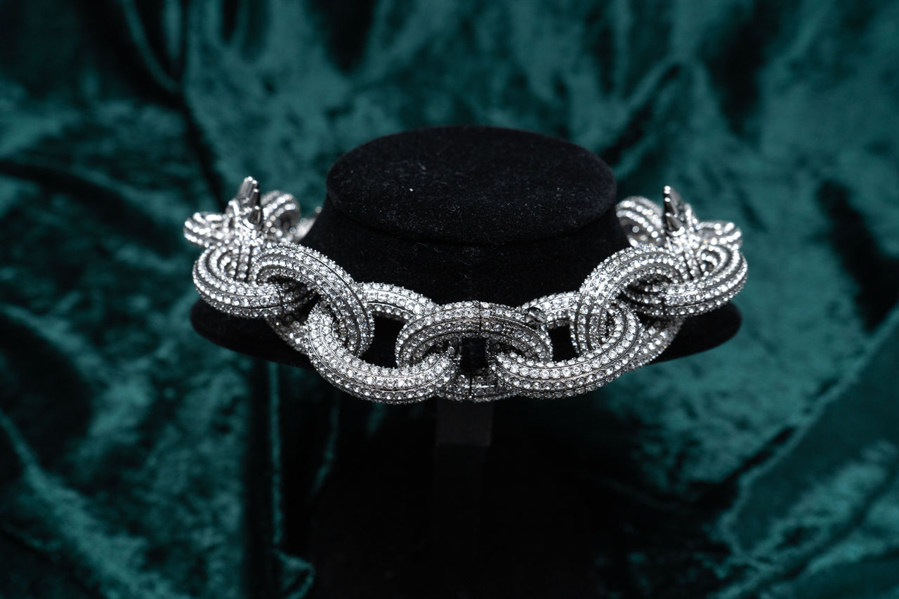 Swarovski Atelier Kalix Collection Ladies Necklace Ruthenium Plated