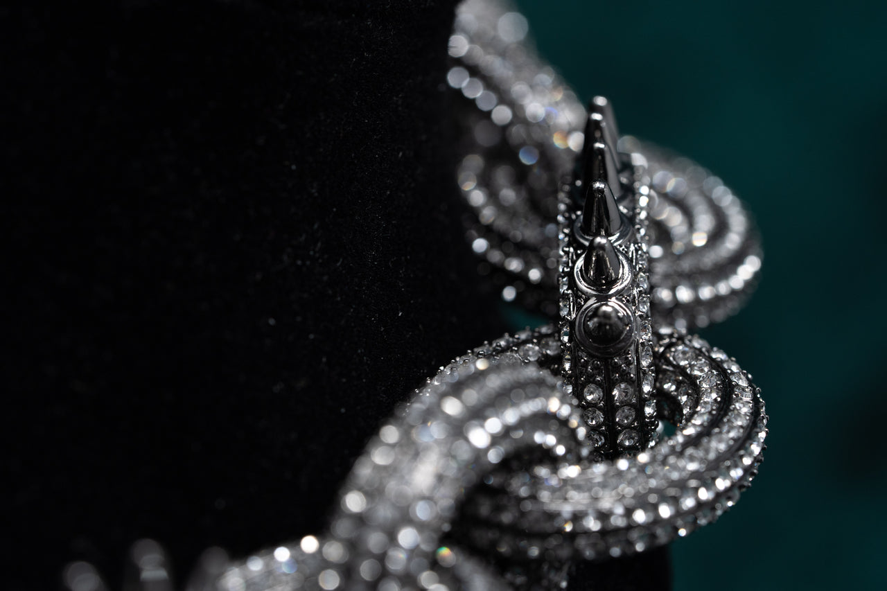 Swarovski Atelier Kalix Collection Ladies Necklace Ruthenium Plated