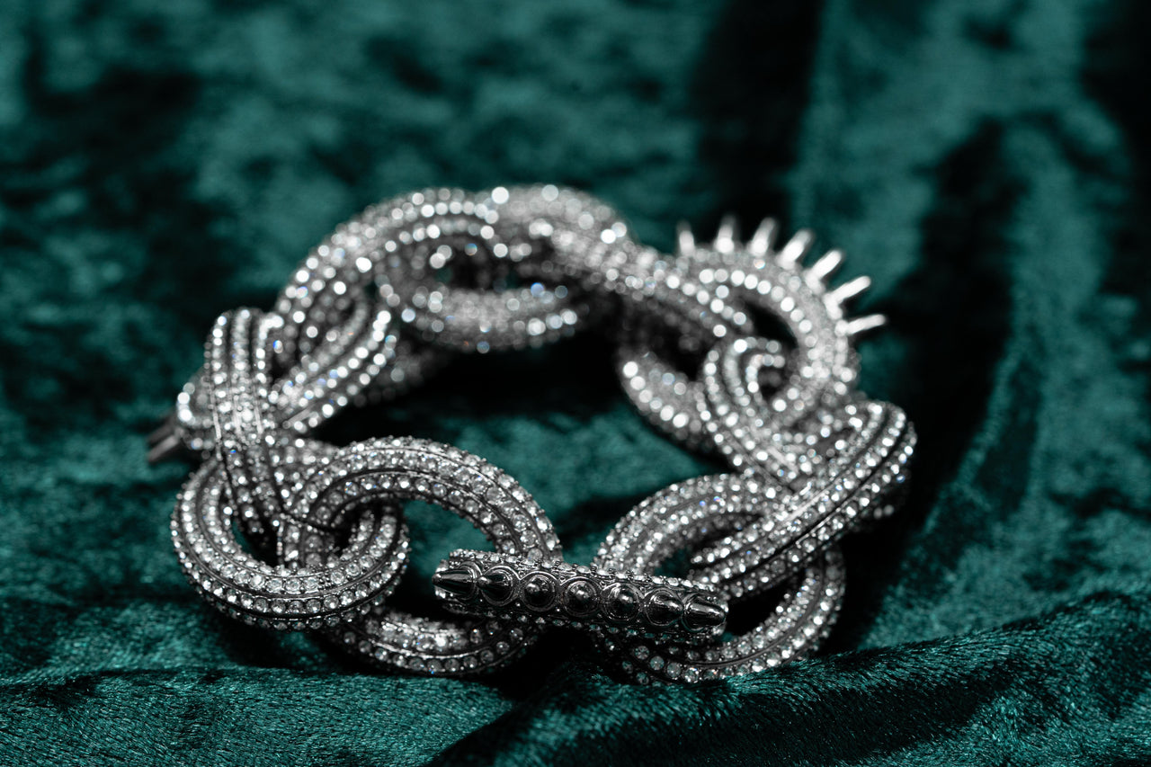 Swarovski Atelier Kalix Collection Ladies Bracelet Ruthenium Plated