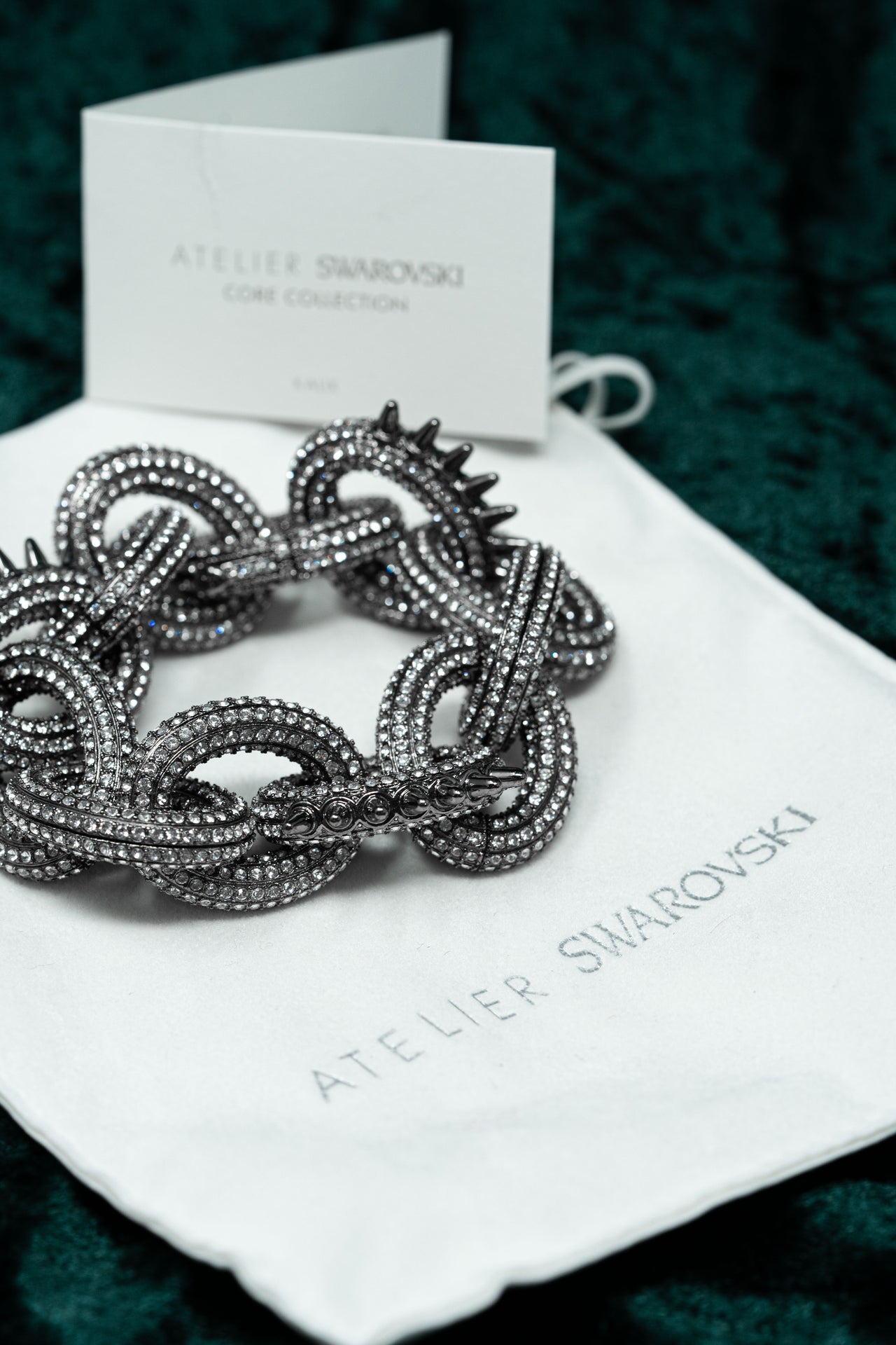 Swarovski Atelier Kalix Collection Ladies Bracelet Ruthenium Plated