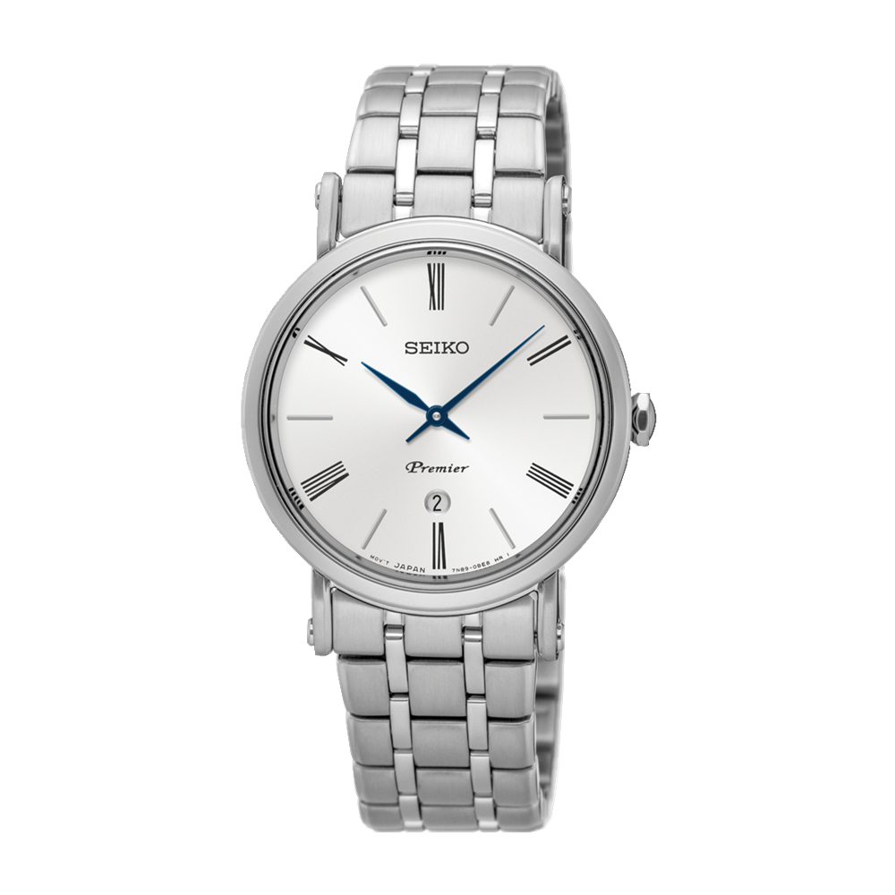 Seiko Premier Ladies Silver Watch SXB429