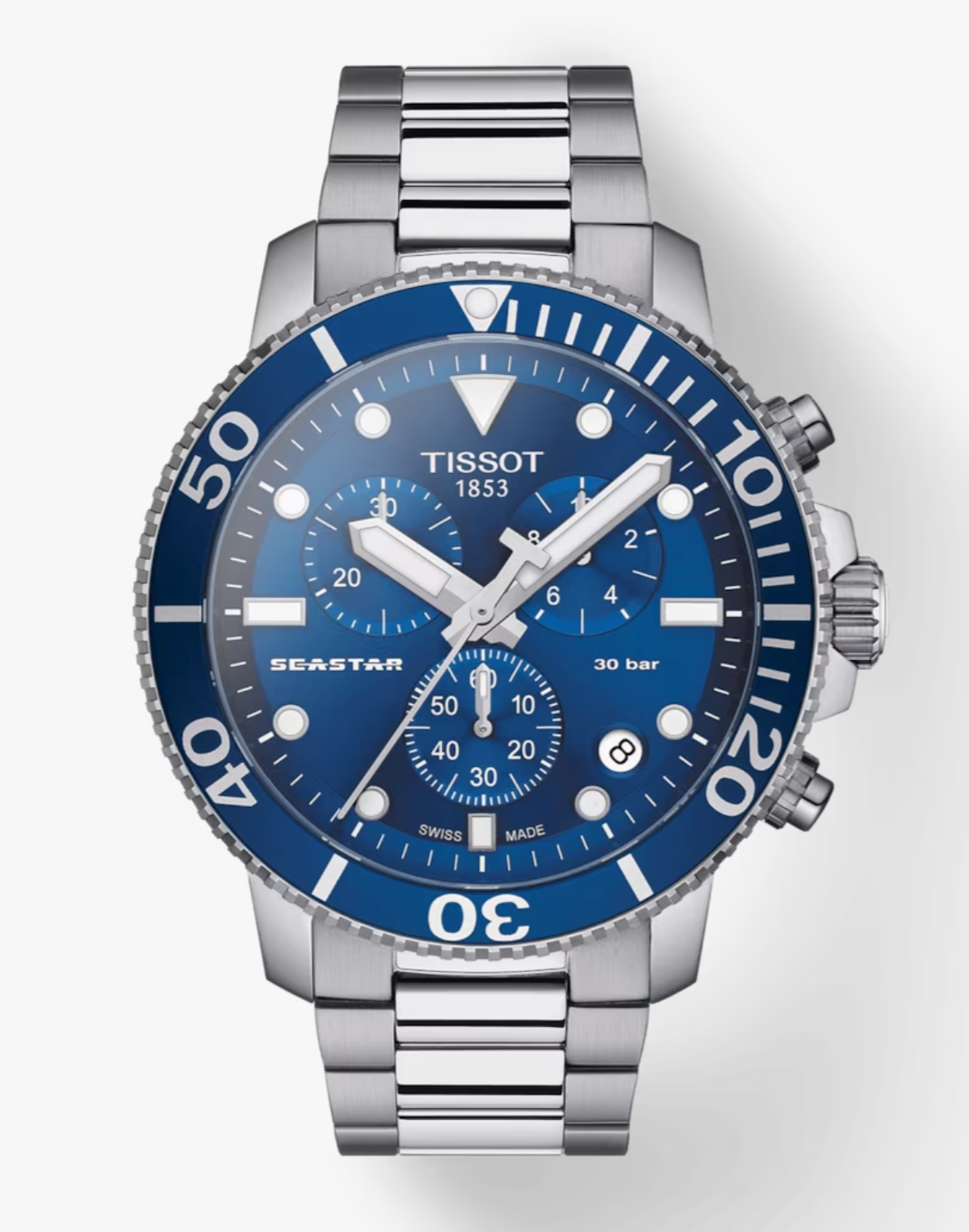 Tissot Seastar 1000 Chronograph Men's Blue Watch T1204171104100