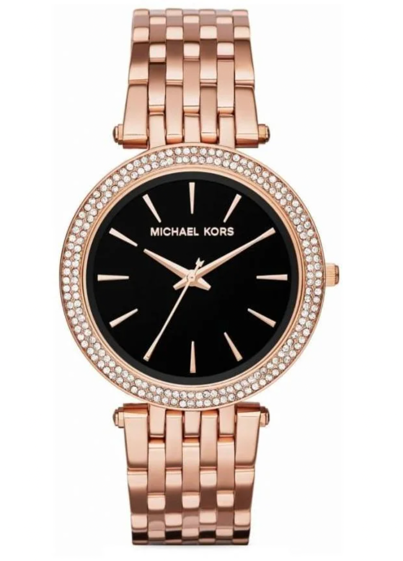 Michael Kors Ladies Watch Mini Slim Runway Rose Gold MK3205 – Watches &  Crystals