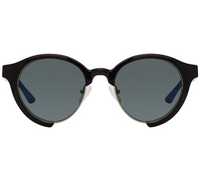 Thumbnail for Orlebar Brown Oval Oval Black with Grey Lenses