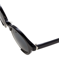 Thumbnail for Orlebar Brown Oval Oval Black with Grey Lenses