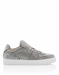 Thumbnail for Philipp Plein Notorious Lo-Top With Crystals Shoes Size 43