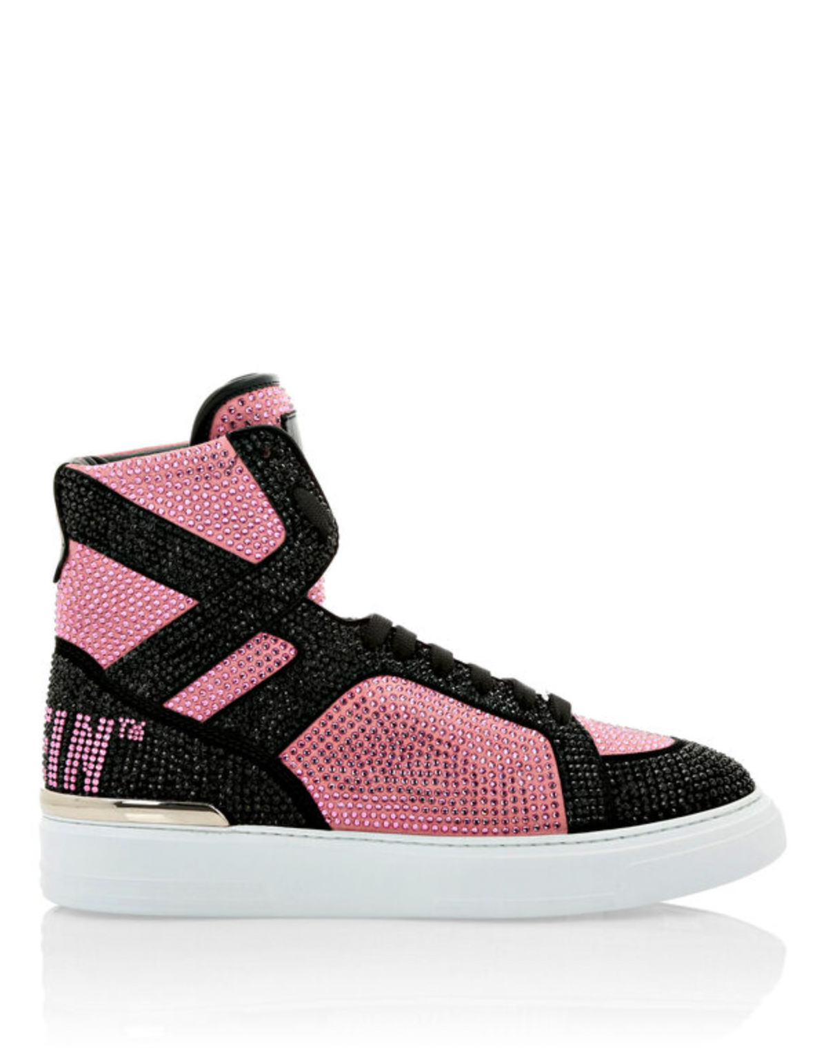 Philipp Plein Money Beast Hi-Top Pink Paradise Shoes Size 39