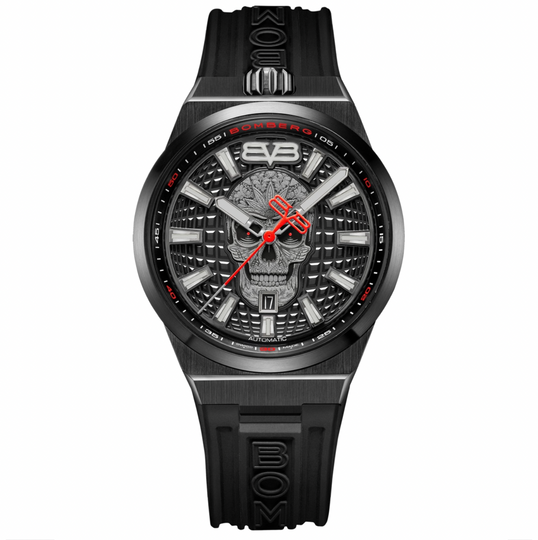 Bomberg Men's Watch BOLT-68 Auto Metropolis Mexico City Black PVD  BF43APBA.10-1.12