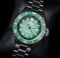 Thumbnail for Edox 80120-3VM-VDN1 Men's Neptunian Automatic Green Watch