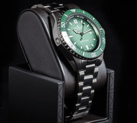 Thumbnail for Edox 80120-3VM-VDN1 Men's Neptunian Automatic Green Watch