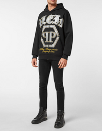 Thumbnail for Philipp Plein Hoodie Sweatshirt With Crystals Size XL